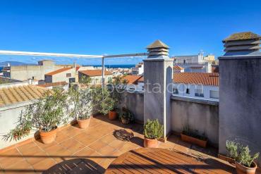 L'Escala - Ático-dúplex con vistas al mar en el Casco Antiguo