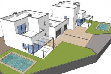 L'Escala - Casa de obra nueva con piscina privada y garaje