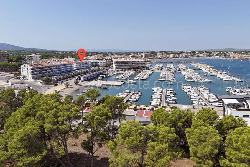 L'Escala, Duplex avec vue mer et piscine commune