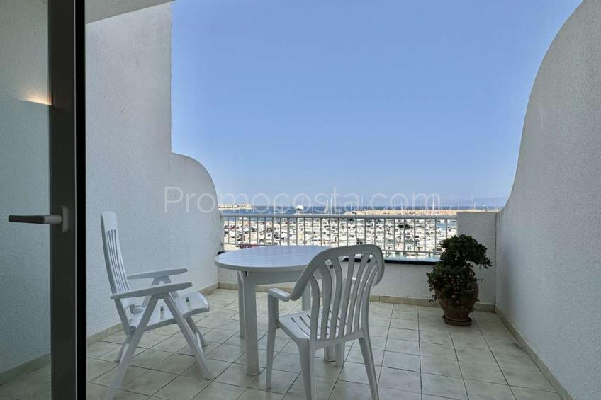 L'Escala, Duplex avec vue mer et piscine commune