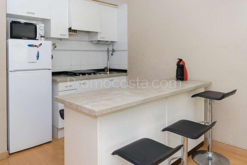 L'Escala, Apartamento con piscina comunitaria