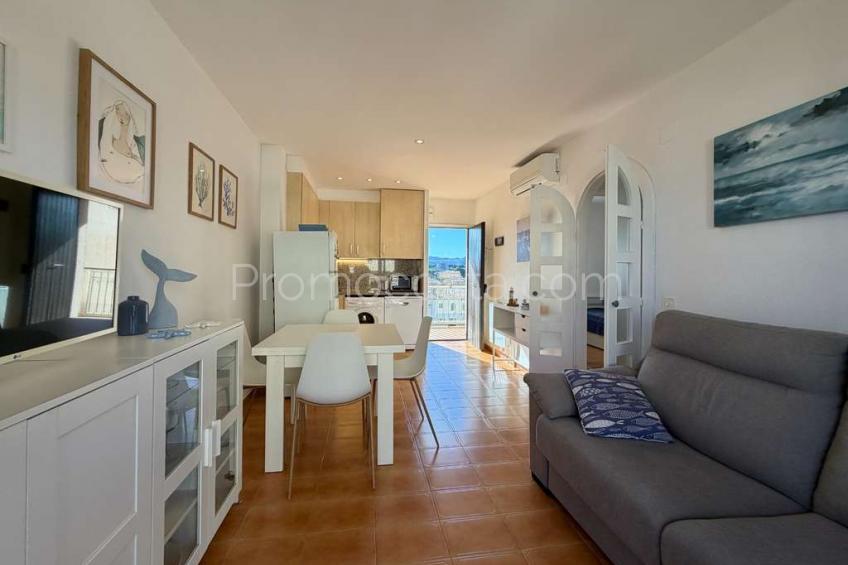 L'Escala, Apartamento con vistas al mar