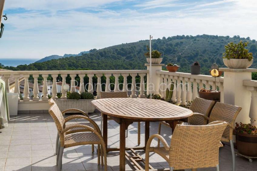 L'Escala, Casa con piscina y vistas al mar