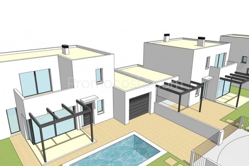 L'Escala, Maison de nouvelle construction avec piscine privée et garage    