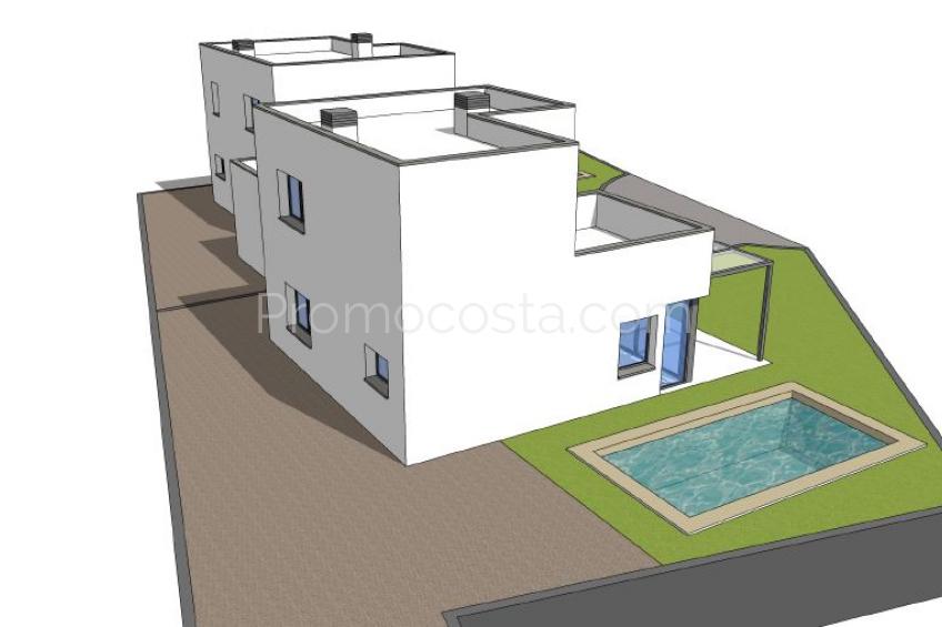 L'Escala, Casa de obra nueva con piscina privada y garaje